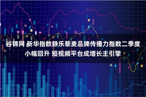 谷锦网 新华指数静乐藜麦品牌传播力指数二季度小幅回升 短视频平台成增长主引擎